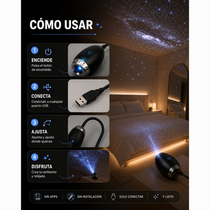 Mini Proyector de Galaxia